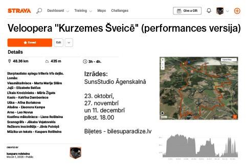 Изображение спектакля "Veloopera “Kurzemes Šveicē”"
