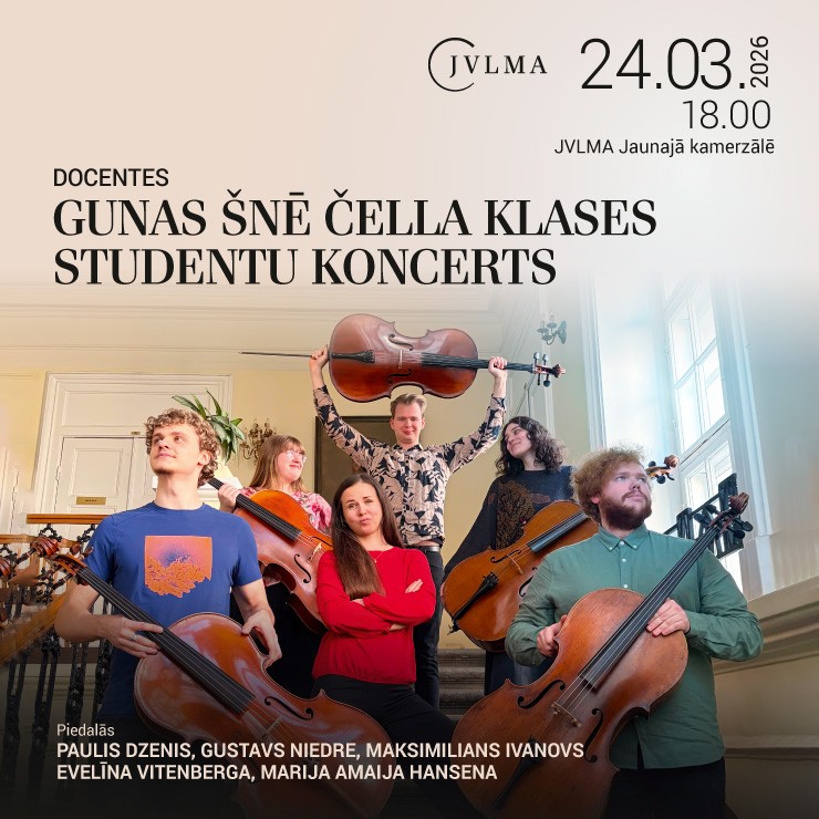 Izrādes "Docentes Gunas Šnē čella spēles studentu klases koncerts" attels