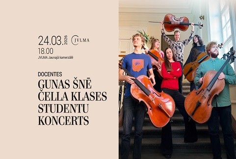 Izrādes "Docentes Gunas Šnē čella spēles studentu klases koncerts" attels