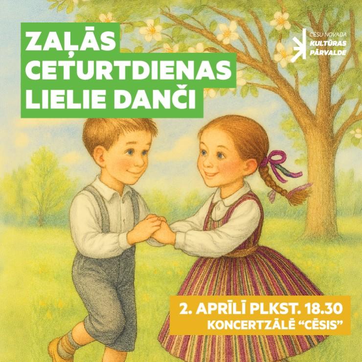 Izrādes "ZAĻĀS CETURTDIENAS LIELIE DANČI" attels