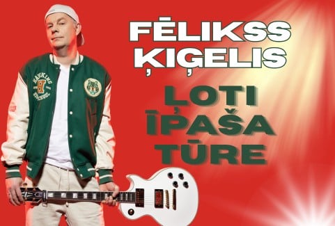 Izrādes "FĒLIKSS ĶIĢELIS - ĻOTI ĪPAŠA TŪRE" attels