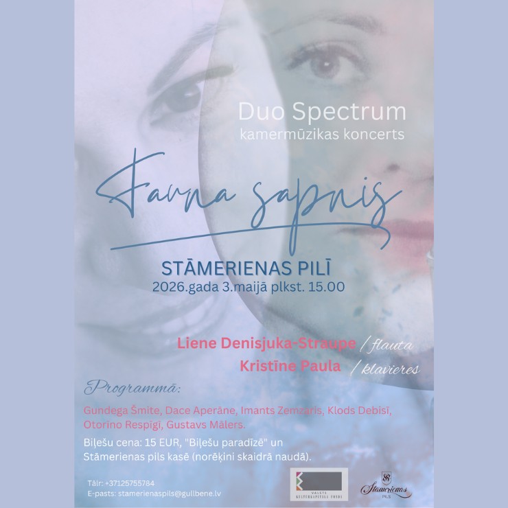 Izrādes "Kamermūzikas koncerts “Fauna sapnis” Stāmerienas pilī" attels