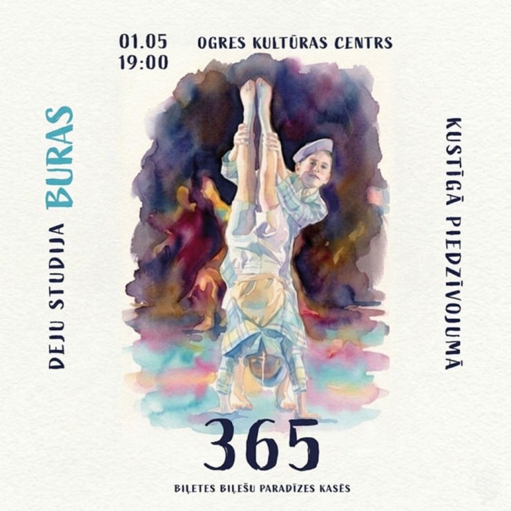 Izrādes "Mūsdienu deju studijas "BURAS" koncertuzvedums "365"" attels