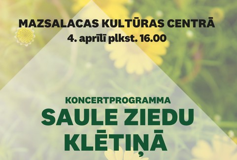 Izrādes "Koncertprogramma “Saule ziedu klētiņā”" attels