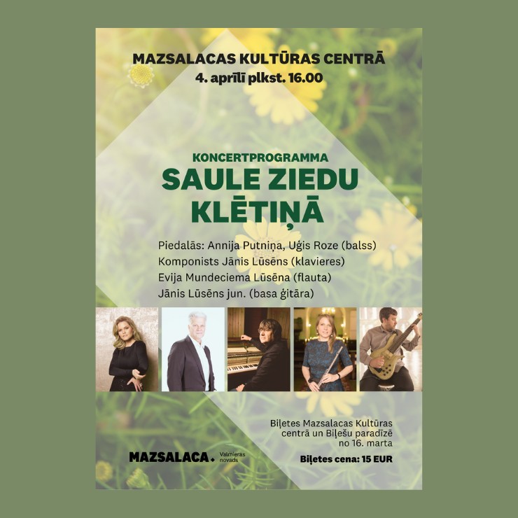 Izrādes "Koncertprogramma “Saule ziedu klētiņā”" attels