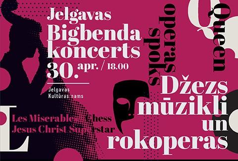 Izrādes "Jelgavas Bigbenda koncerts “DŽEZS, MŪZIKLI UN ROKOPERAS”" attels