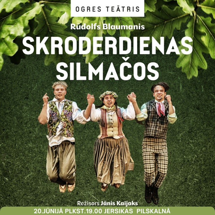 Izrādes "Skroderdienas Silmačos Jersikas pilskalnā" attels
