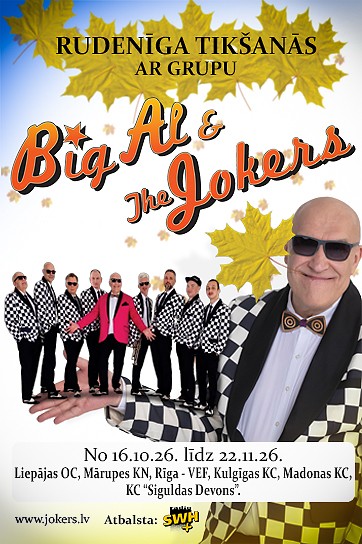 Meklēšanas rezultāta izrādes "Rudenīga tikšanās ar Grupu BIG AL & THE JOKERS" attels