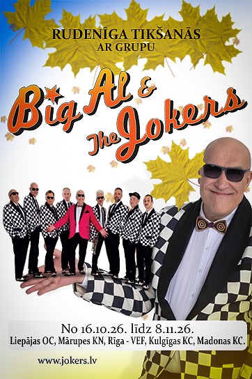 Изображение мероприятия "Rudenīga tikšanās ar Grupu BIG AL & THE JOKERS" из результатов поиска