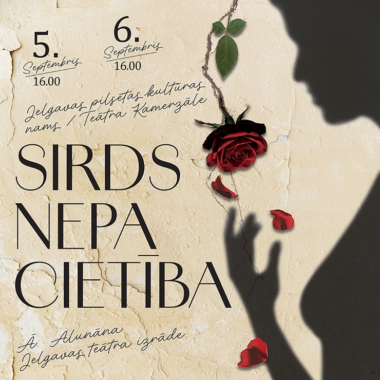 Image of the event "Ā.Alunāna Jelgavas teātra izrāde “Sirds nepacietība”"