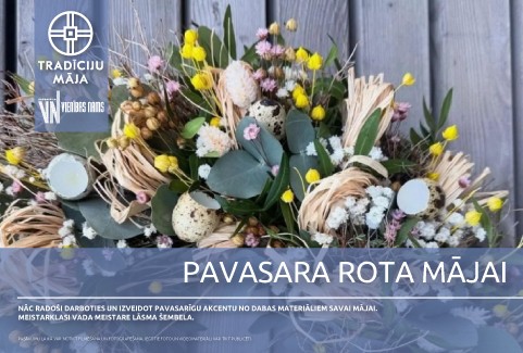 Izrādes "Pavasara rota mājai | Meistarklase" attels