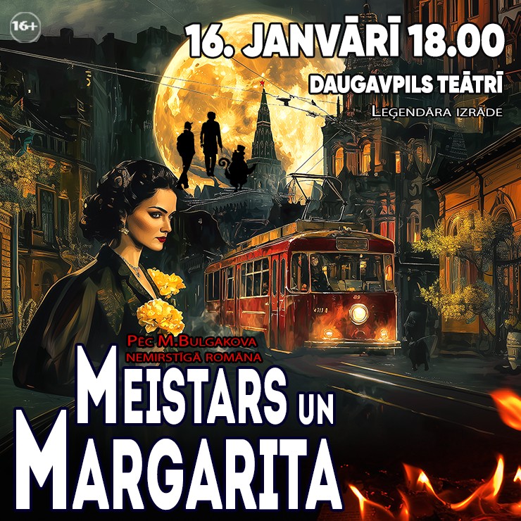 Izrādes "MEISTARS UN MARGARITA" attels