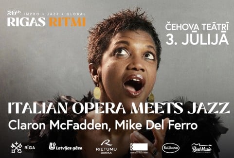 Image of the event "RĪGAS RITMI 2026 | ITALIAN OPERA MEETS JAZZ ft. Claron McFadden, Mike Del Ferro /USA / Netherlands"