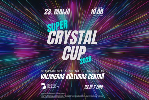 Izrādes "Starptautiskās deju sacensības “Super Crystal Cup 2026”" attels