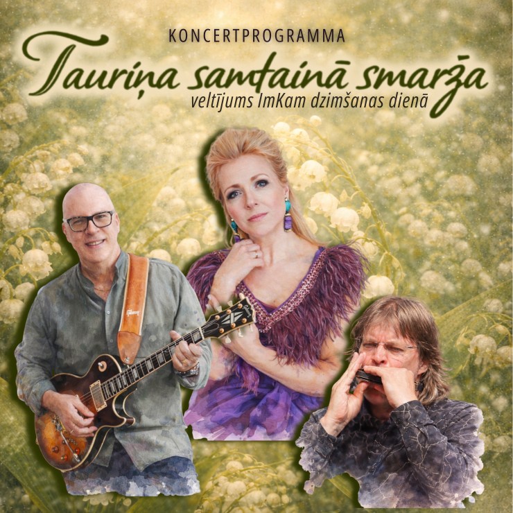 Izrādes "TAURIŅA SAMTAINĀ SMARŽA / veltījums Imantam Kalniņam dzimšanas dienā" attels