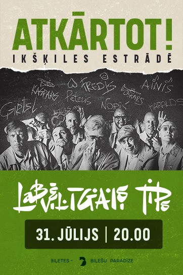 Meklēšanas rezultāta izrādes "grupa Labvēlīgais Tips ATKĀRTOT!" attels