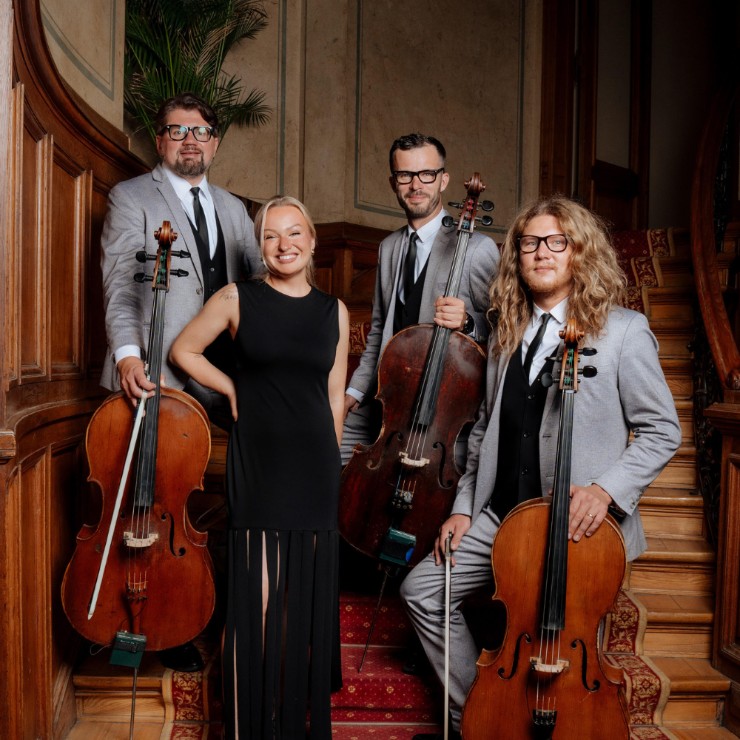 Image of the event "Čellu trio "Melo–M" un solistes Dināras Rudānes koncerts | Maestro R.Paula mūzika"