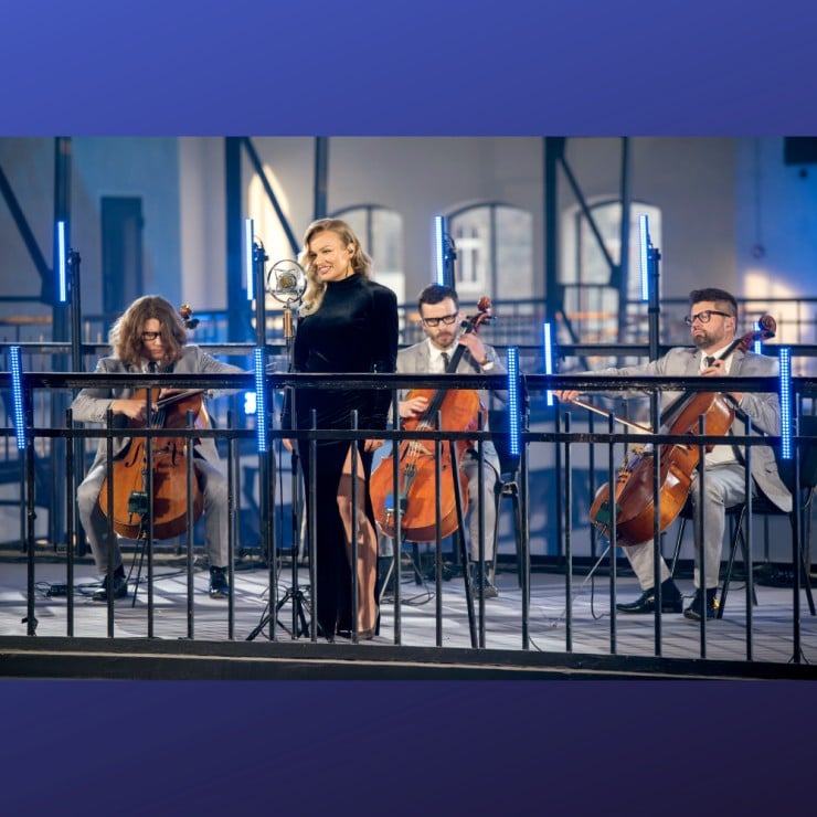 Image of the event "Čellu trio "Melo–M" un solistes Dināras Rudānes koncerts | Maestro R.Paula mūzika"