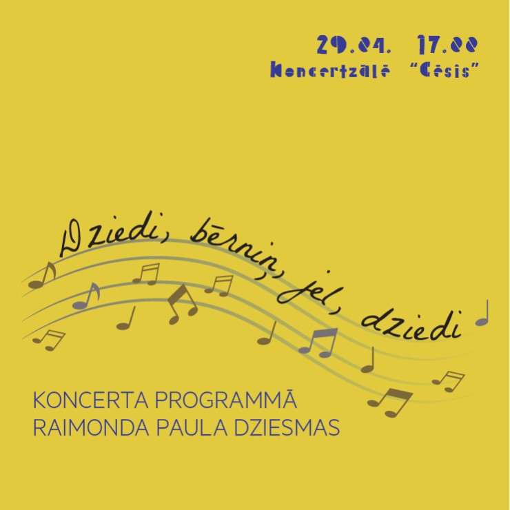 Izrādes "R. Paula jubilejai veltīts koncerts "Dziedi, bērniņ, jel, dziedi"" attels