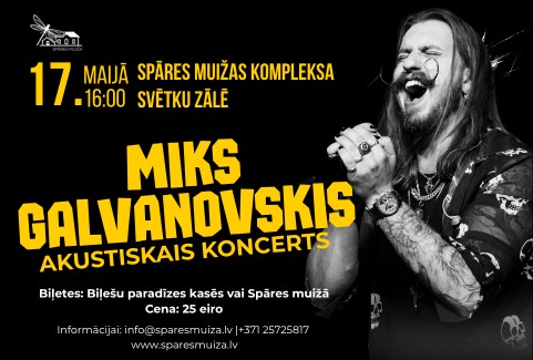 Izrādes "Spārē uzstāsies Miks Galvanovskis!" attels