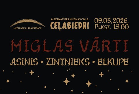 Izrādes "CEĻABIEDRI | MIGLAS VĀRTI" attels