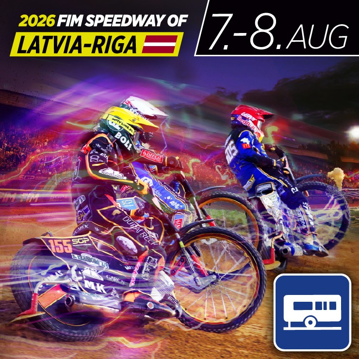 Image of the event "CAMPER PARKING 07.-08.08. | 2026 FIM Speedway of Latvia-Riga"