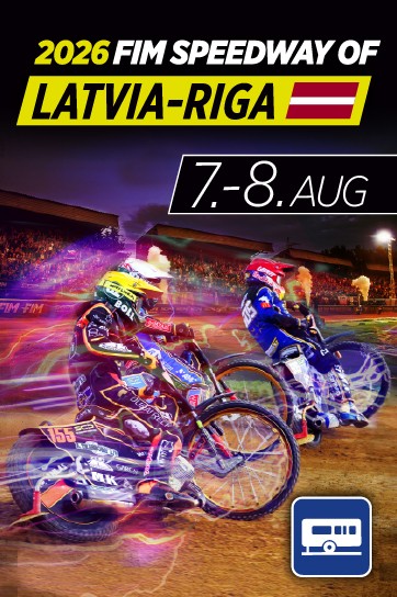 Meklēšanas rezultāta izrādes "KEMPERU STĀVVIETA 07.-08.08. | 2026 FIM Speedway of Latvia-Riga" attels
