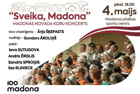 Izrādes "Sveika, Madona! | Madonas novada koru koncerts" attels