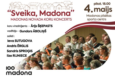 Izrādes "Sveika, Madona! | Madonas novada koru koncerts" attels