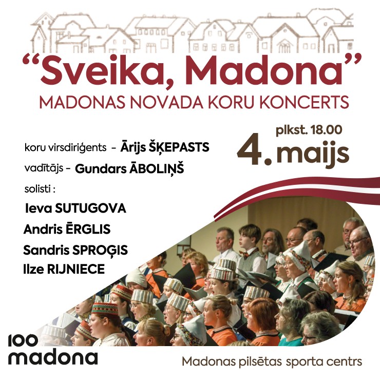 Izrādes "Sveika, Madona! | Madonas novada koru koncerts" attels