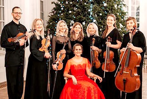 Izrādes "Ziemassvētku festivāls. Sonore Antiqua un Gunta Gelgote" attels