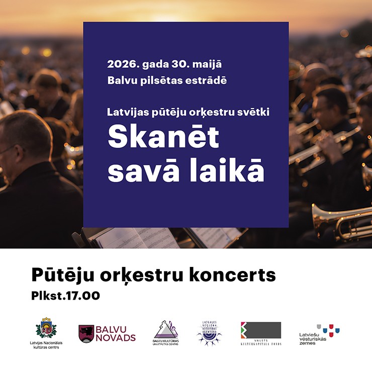 Izrādes "Latvijas pūtēju orķestru svētki “Skanēt savā laikā”" attels