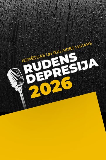 Meklēšanas rezultāta izrādes "Komēdijas un izklaides vakars - RUDENS DEPRESIJA 2026 / JELGAVA" attels
