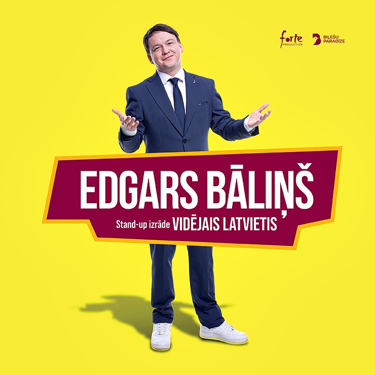 Izrādes "EDGARS BĀLIŅŠ stand-up izrāde VIDĒJAIS LATVIETIS" attels
