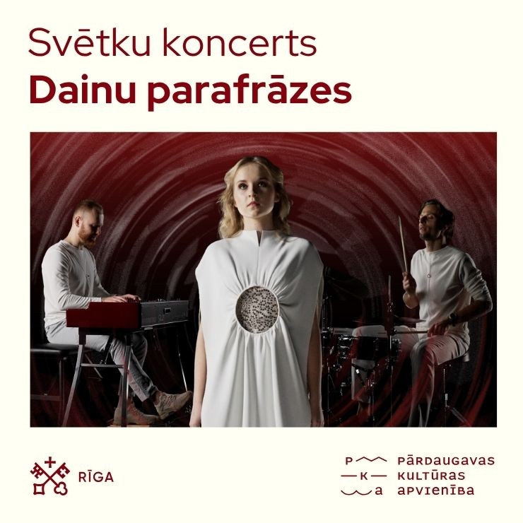 Izrādes "Svētku koncerts “Dainu parafrāzes”. Aleksandras Špicbergas trio “AKA”" attels