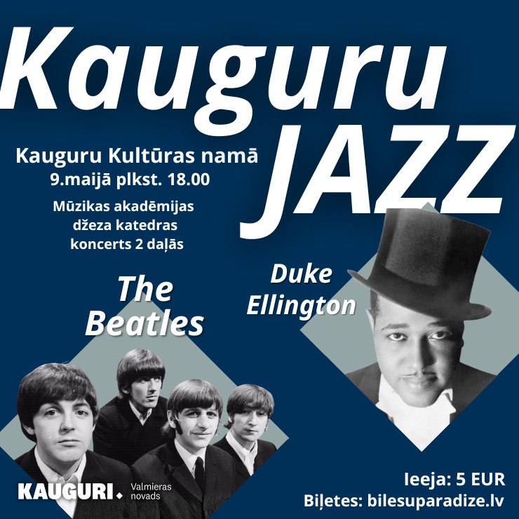 Izrādes "Duke Ellington un The Beatles mūzika koncertā Kauguru JAZZ" attels