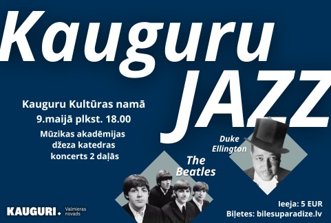 Izrādes "Duke Ellington un The Beatles mūzika koncertā Kauguru JAZZ" attels