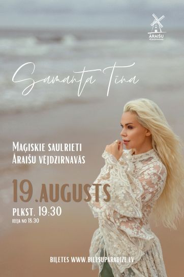 Изображение мероприятия "Samanta Tīna. Maģiskie saulrieti Āraišu vējdzirnavās." из результатов поиска