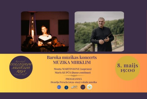 Izrādes "Baroka mūzikas koncerts “Mūzika mirklim” | Monta Martinsone, Māris Kupčs" attels