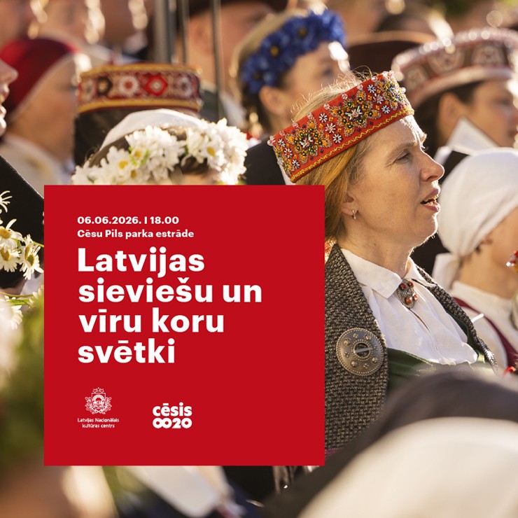 Izrādes "Latvijas sieviešu un vīru koru svētki" attels