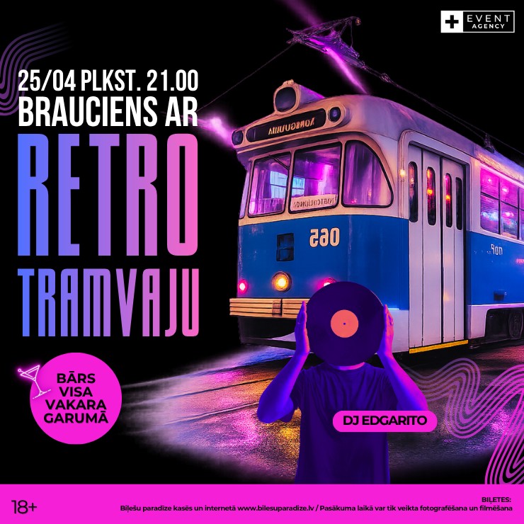 Izrādes "Daugavpils - RETRO TRAMVAJS" attels