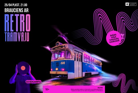 Izrādes "Daugavpils - RETRO TRAMVAJS" attels