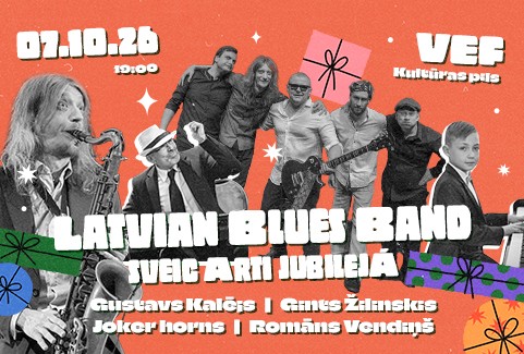 Izrādes "Latvian Blues Band sveic Arti jubilejā" attels