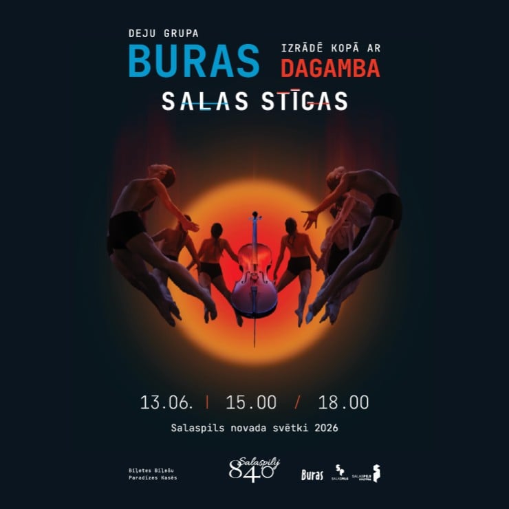Izrādes "DEJU GRUPA "BURAS" KOPĀ AR GRUPU "DAGAMBA" IZRĀDĒ "SALAS STĪGAS"" attels