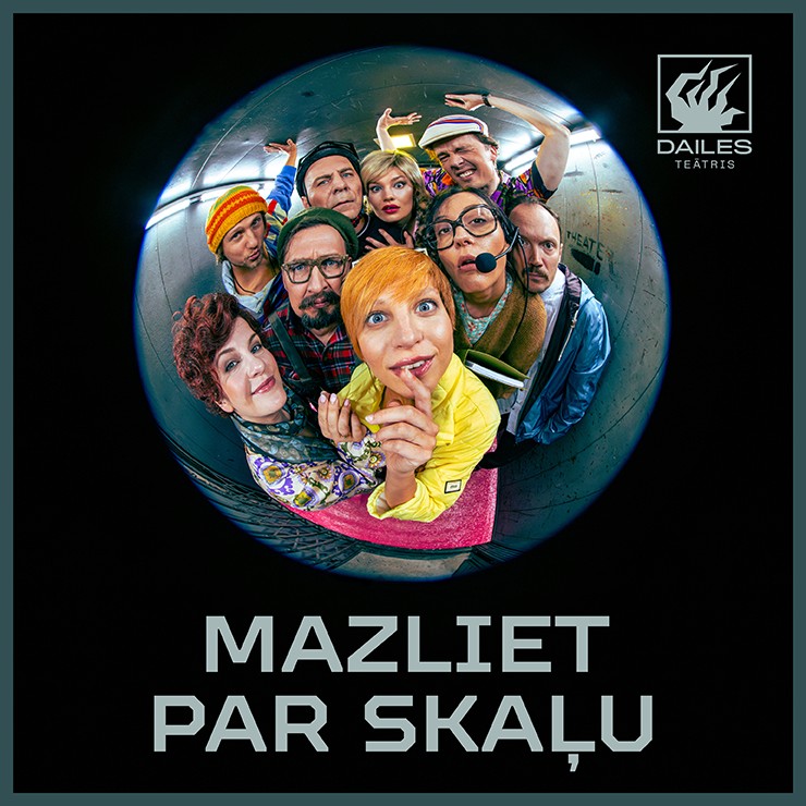 Izrādes "MAZLIET PAR SKAĻU" attels