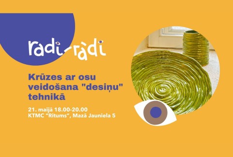 Izrādes "Krūzes ar osu veidošana "desiņu" tehnikā" attels
