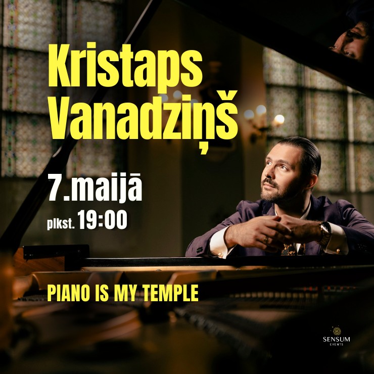 Изображение спектакля "Kristaps Vanadziņš | PIANO IS MY TEMPLE | Albuma prezentācijas koncerts"