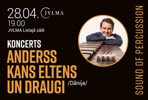 Izrādes ""Sound of Percussion" koncerts. Anderss Kans Eltens (Dānija) un draugi" attels