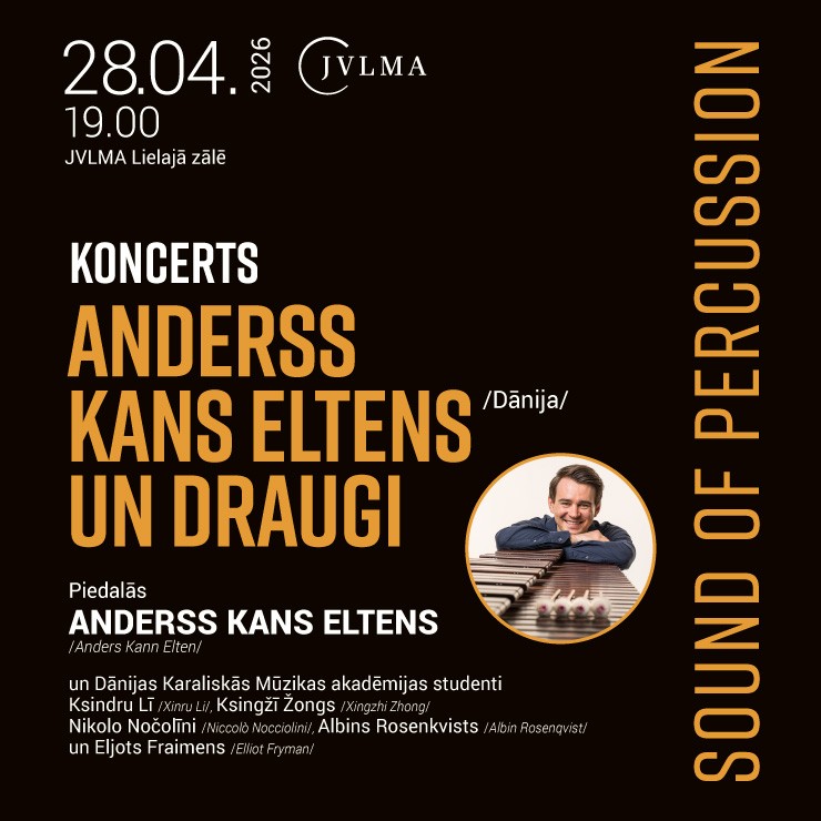 Izrādes ""Sound of Percussion" koncerts. Anderss Kans Eltens (Dānija) un draugi" attels