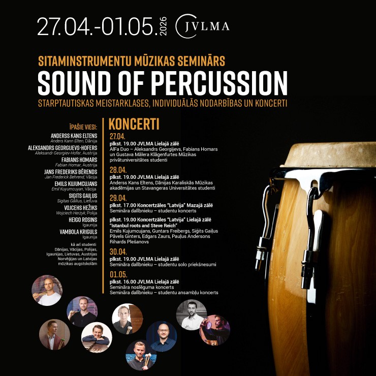 Izrādes "Semināra "Sound of Percussion" noslēguma koncerts" attels